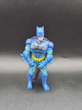 Batman (Blue Translucent Rare) - 4" series figure - DC Spin Master 1st Ed